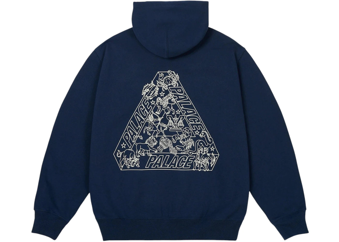 Palace Zodiac Tri-Ferg Hood Navy