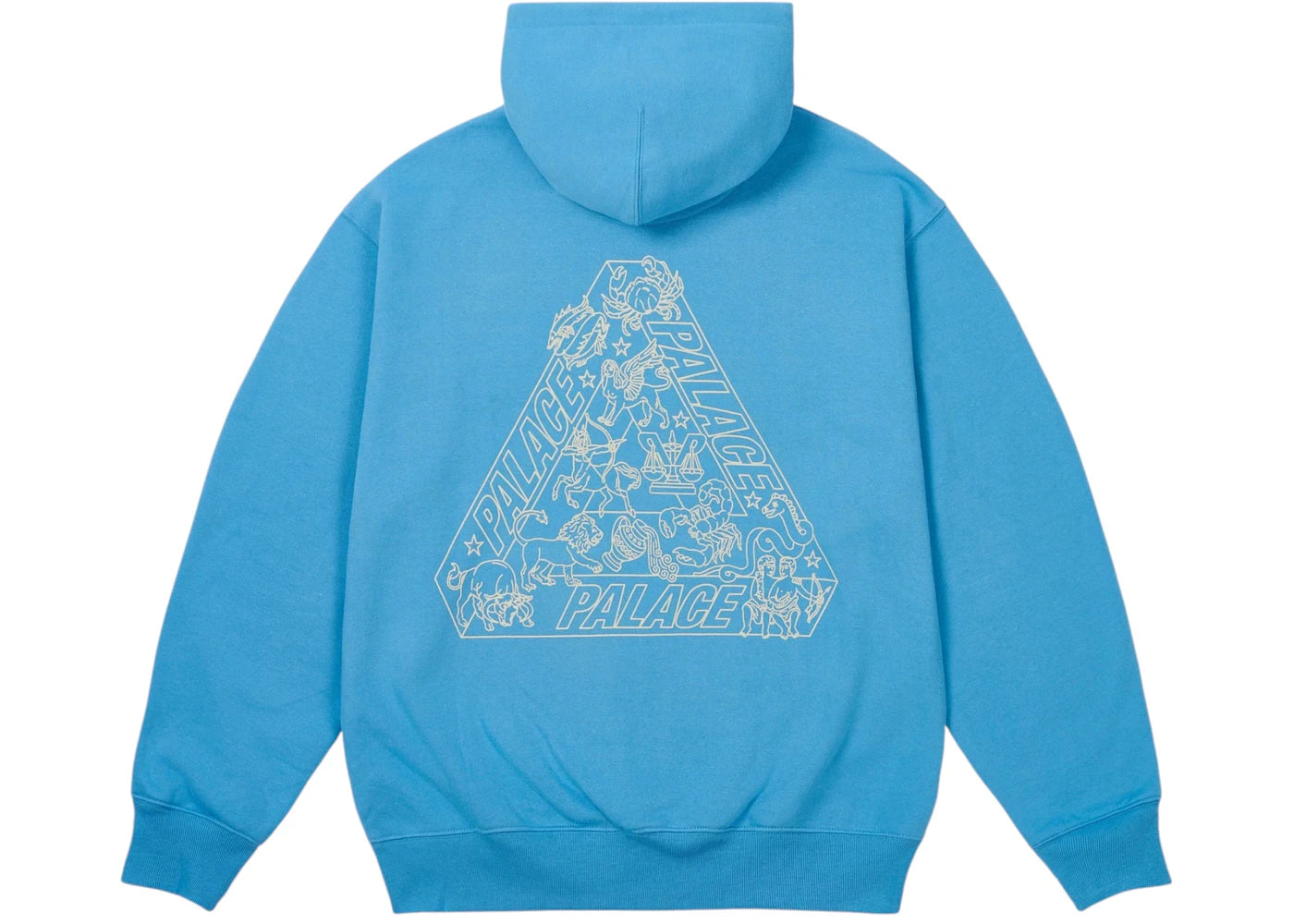 Palace Zodiac Tri-Ferg Hood Ocean Blue