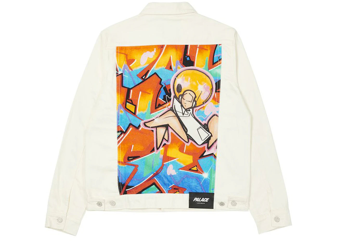 Palace Zomby Denim Jacket White