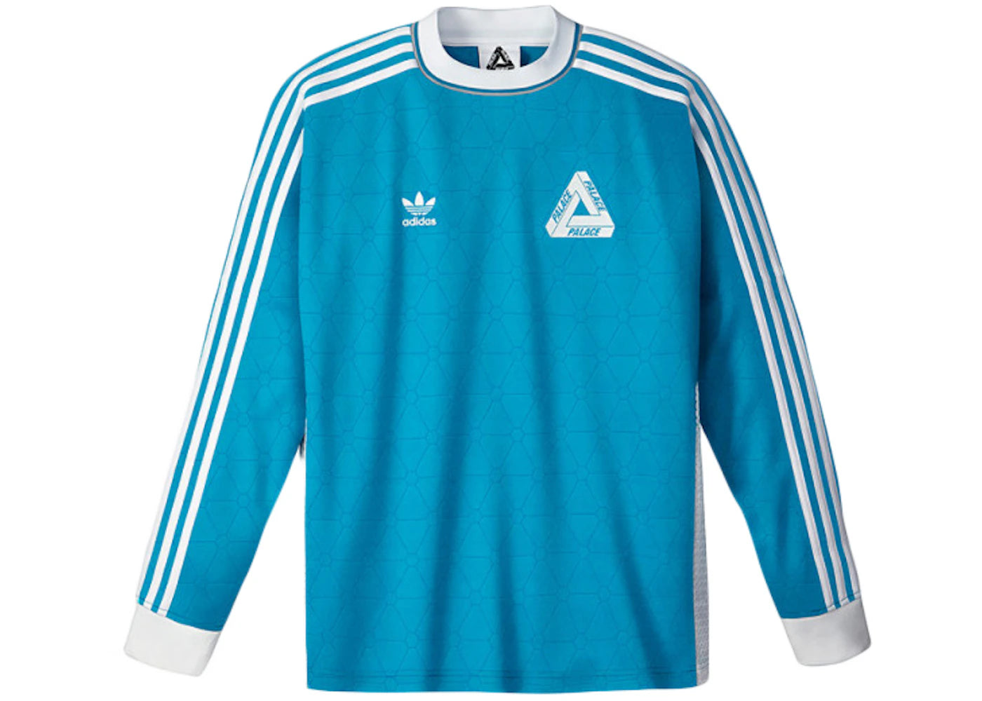 Palace adidas Longsleeve Team Shirt Bold Aqua