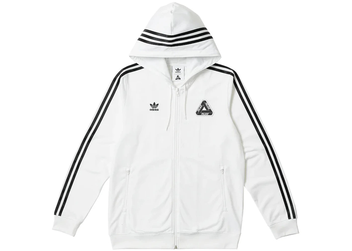 Palace adidas Hooded Firebird Track Top (SS23) White