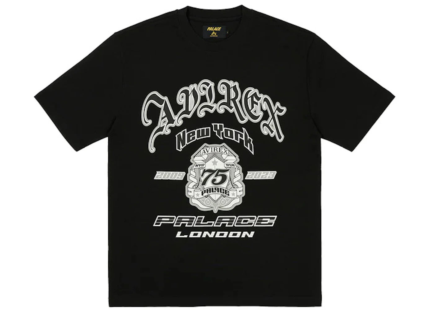 Palace x Avirex T-Shirt Black