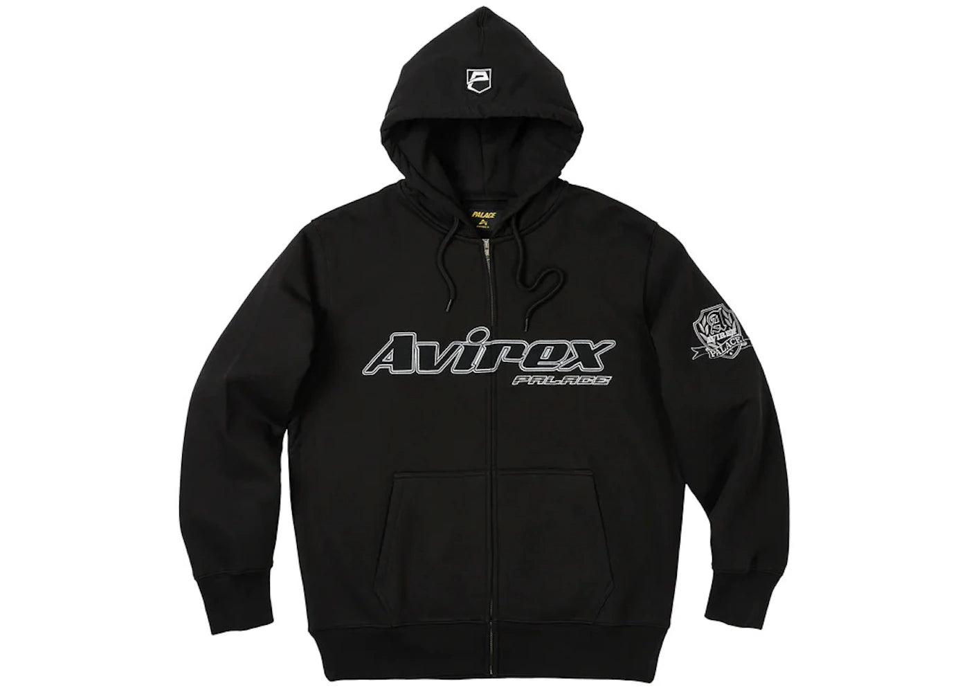 Palace x Avirex Zip Hood Black