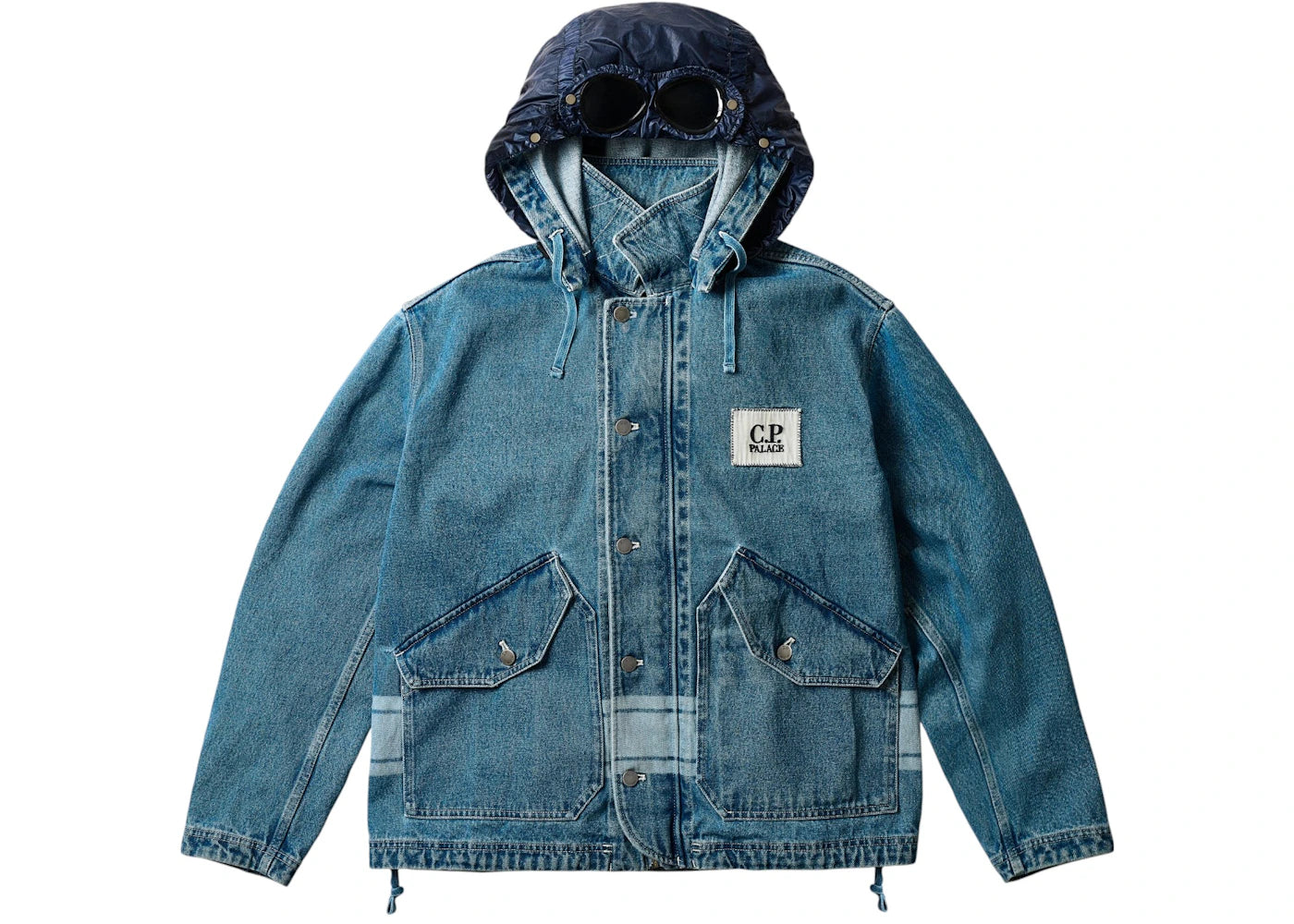 Palace x C.P. Company Denim 14 3/4Oz Goggle Jacket Denim