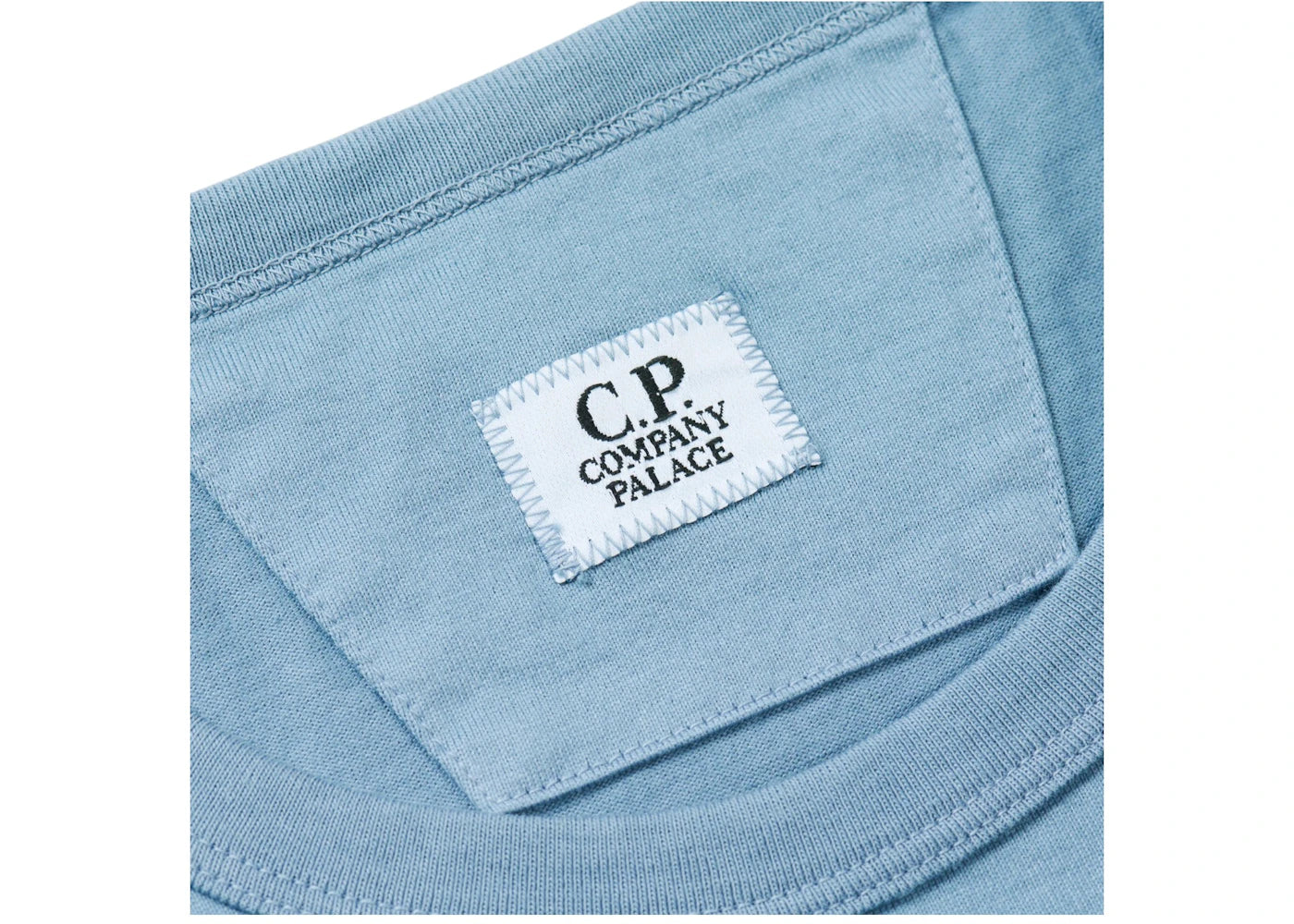 Palace x C.P. Company Mercerized Jersey 30/2 Twisted T-Shirt Blue