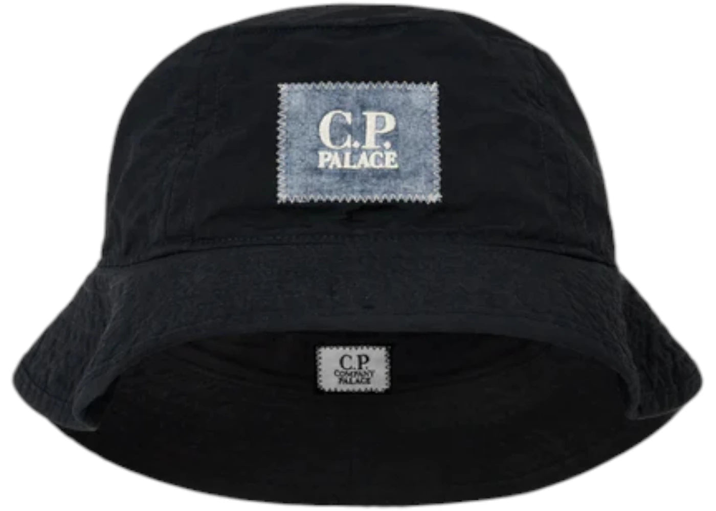 Palace x C.P. Company Plain Paper Touch Goggle Bucket Hat Navy