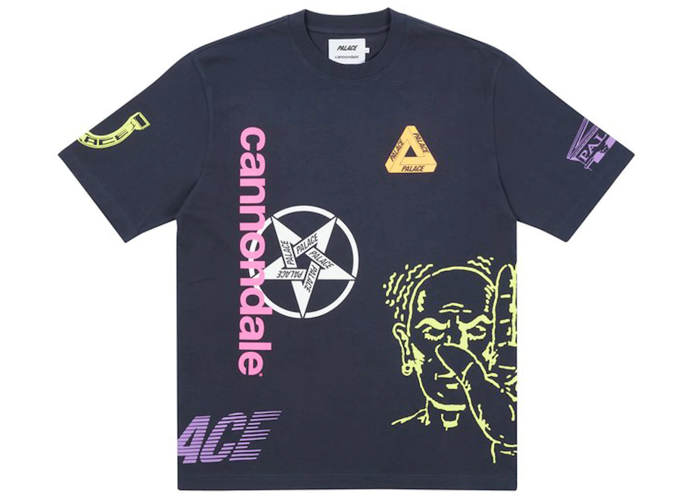 Palace x Cannondale Mad Boy T-shirt Navy