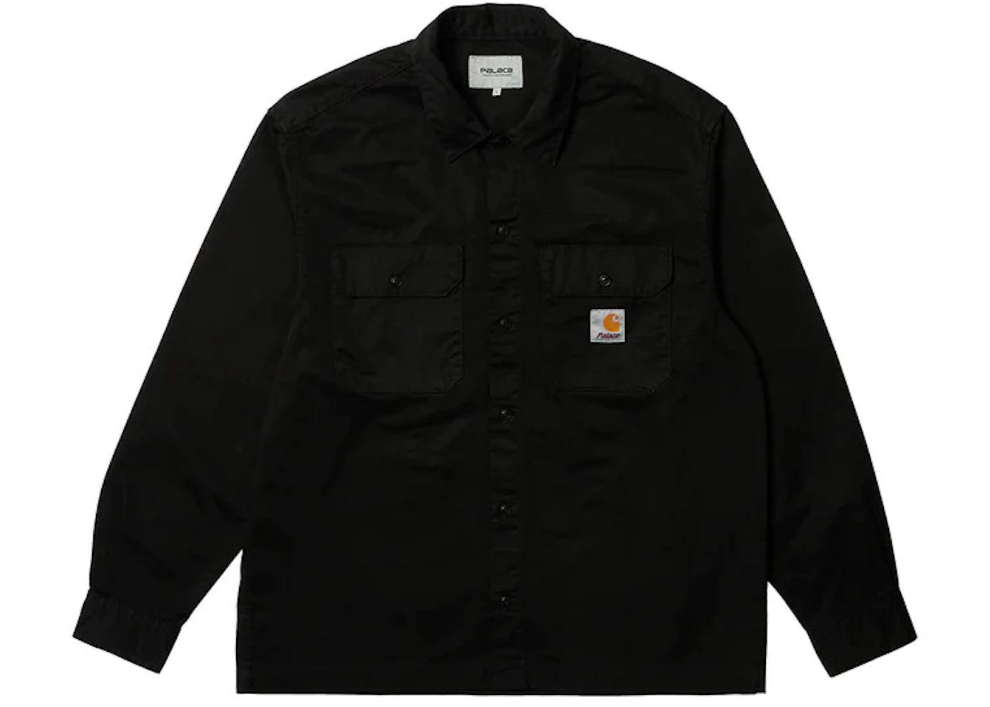 Palace x Carhartt WIP Longsleeve Master Shirt Washed Black
