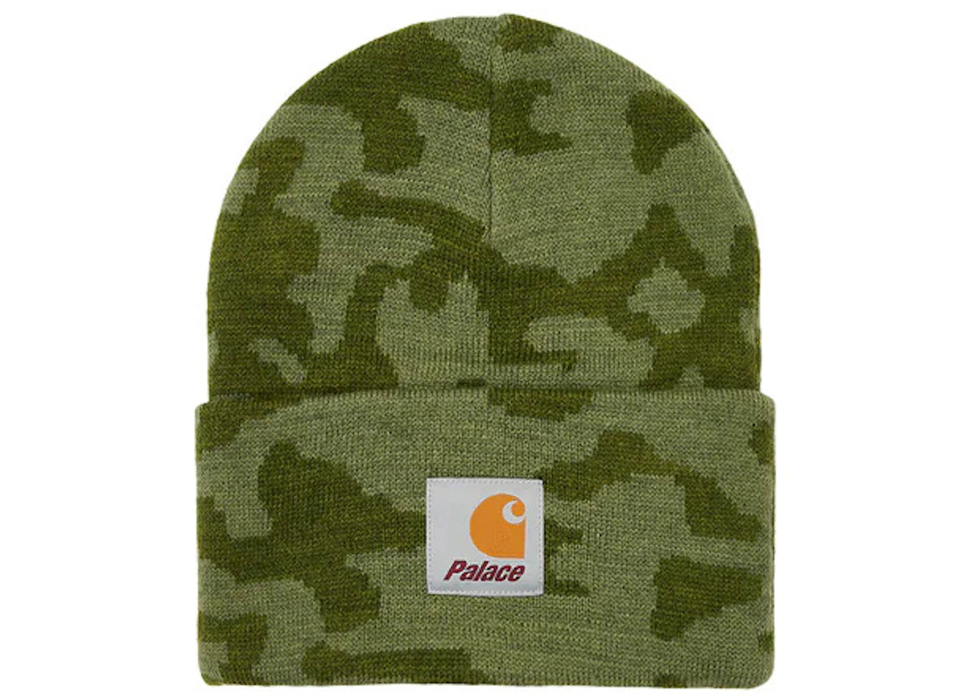 Palace x Carhartt WIP Watch Hat Dollar Green Camo