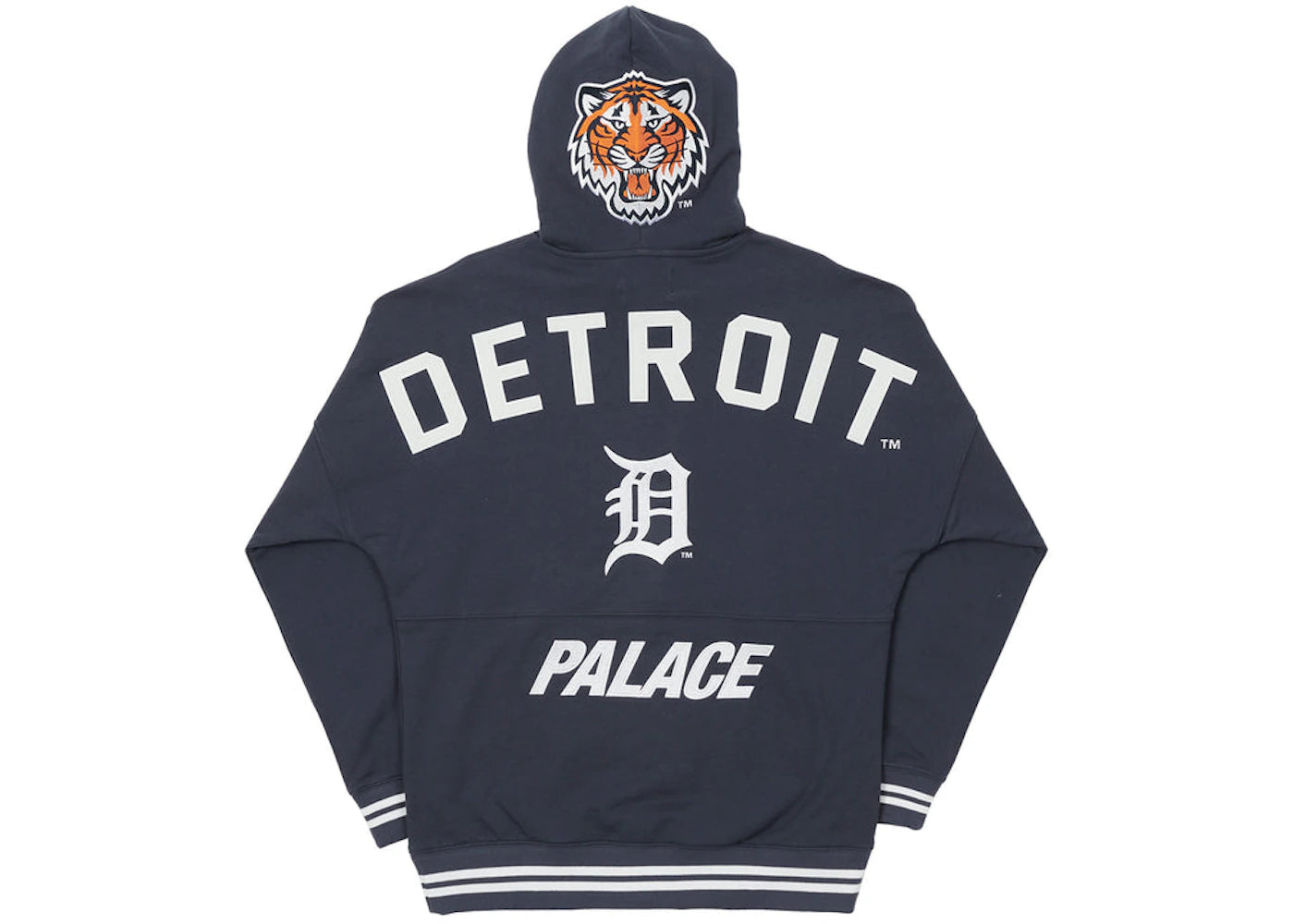 Palace x Detroit Tigers New Era Drop Shoulder Hood Navy