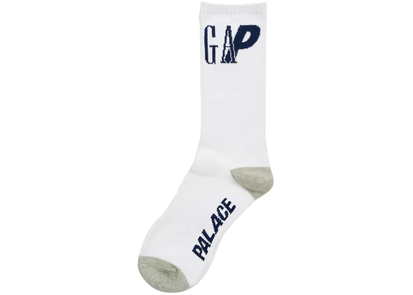 Palace x Gap Crew Socks White