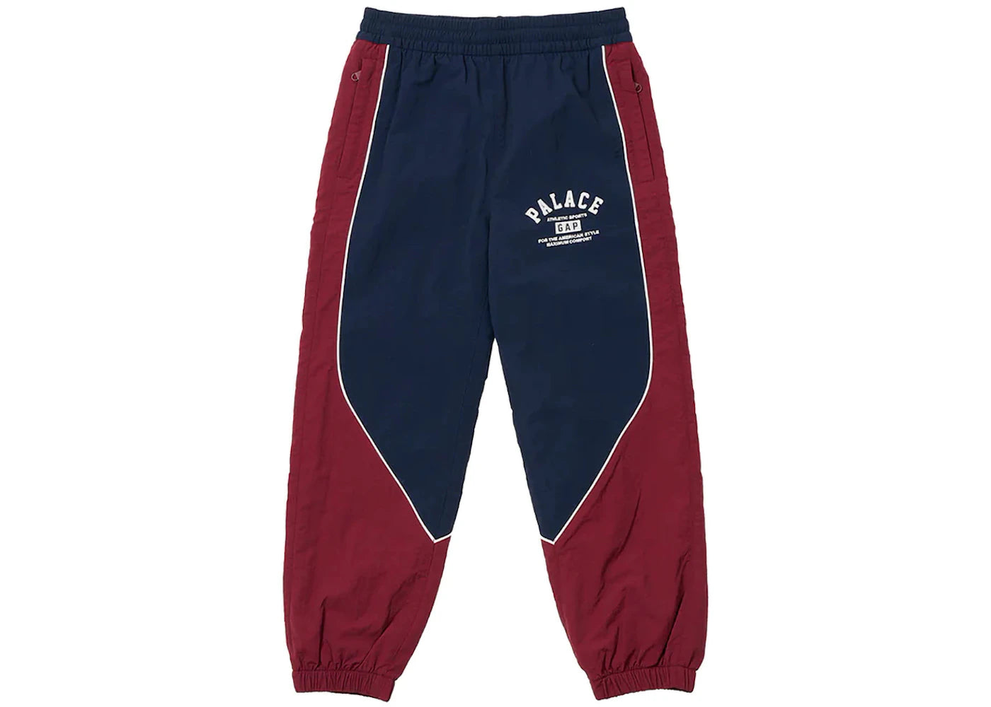 Palace x Gap Kids Nylon Track Bottom Navy/Red