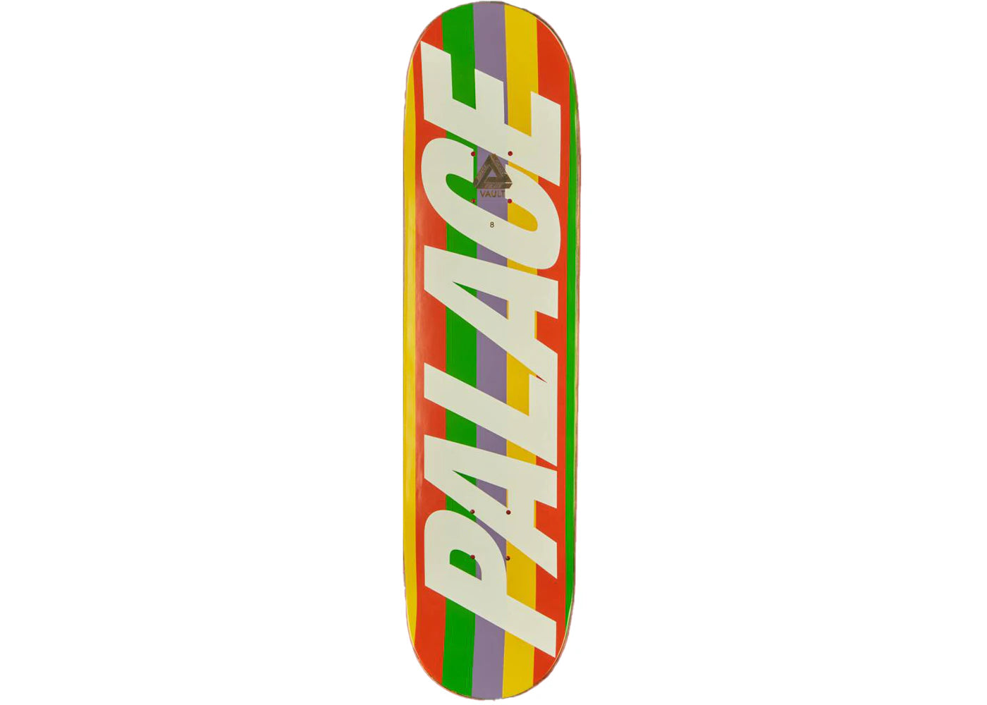 Palace x Gucci Multicolor Skateboard Deck Multicolor Stripes