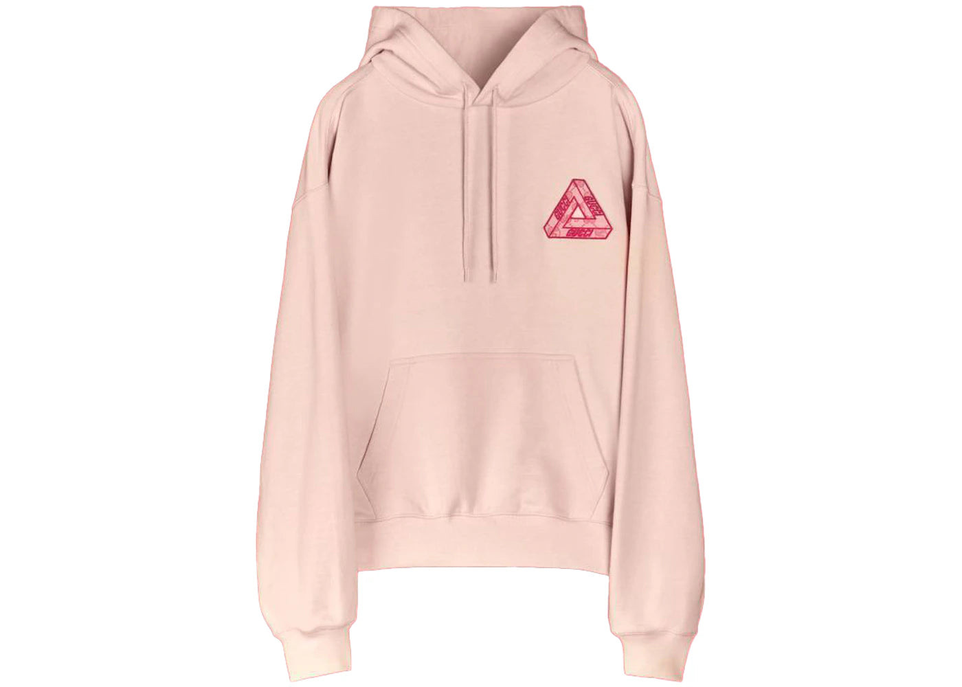 Palace x Gucci Tri-Ferg GG Patch Hoodie Parfait Pink