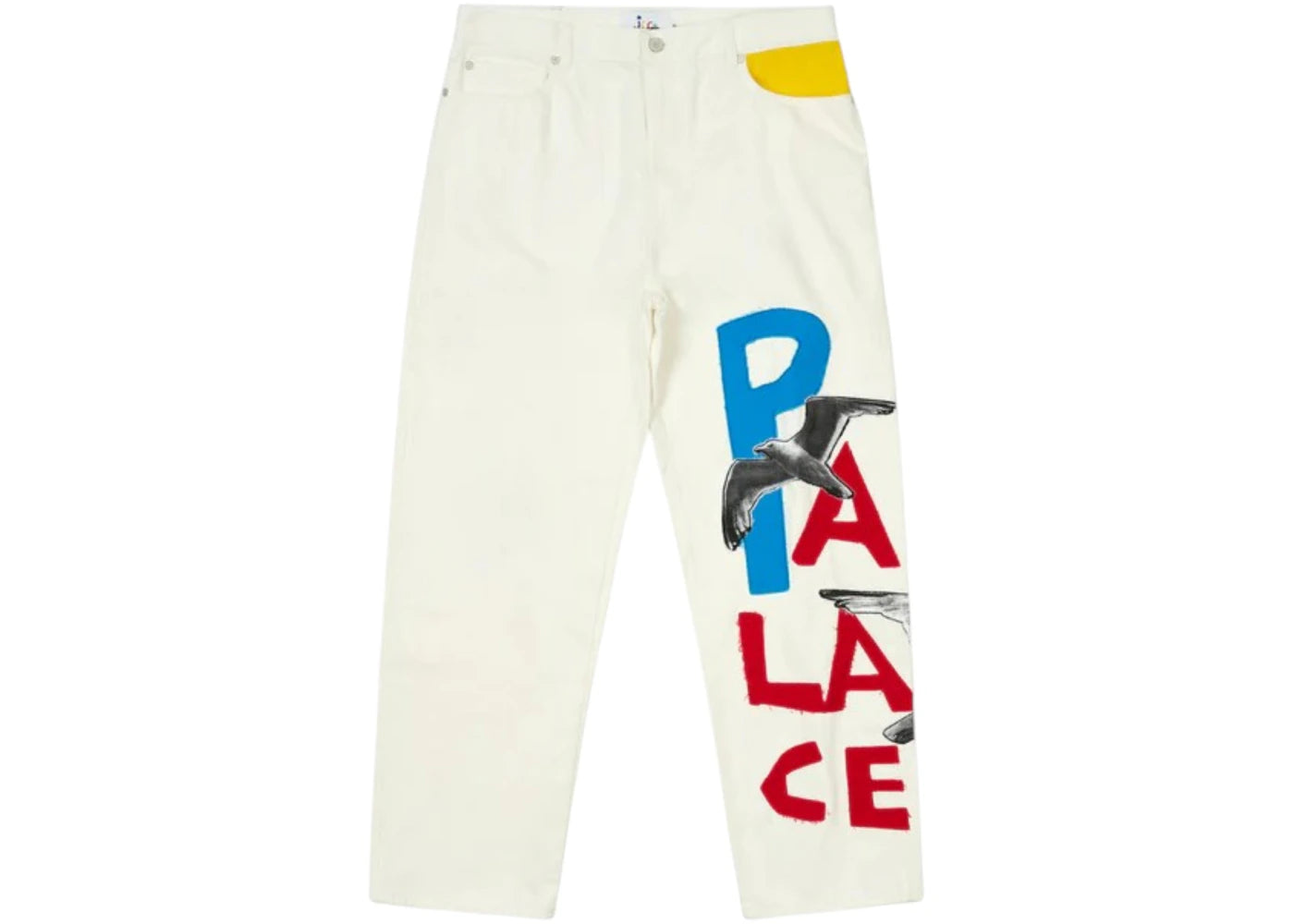 Palace x JCC+ P45 Denim Jean White