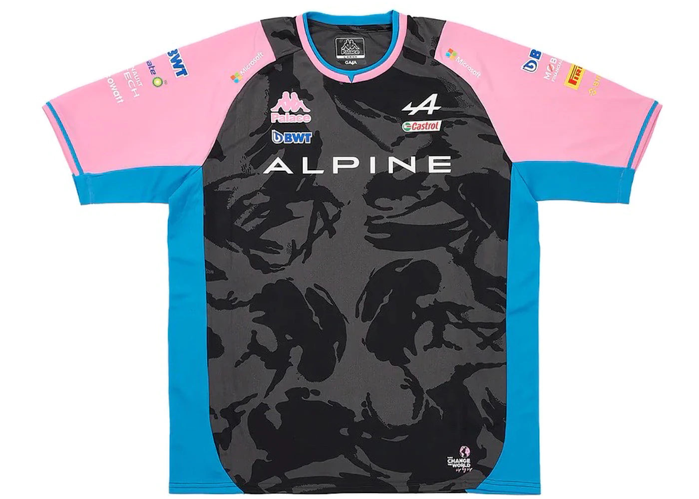 Palace x Kappa For Alpine Driver Jersey Night Desert Camo