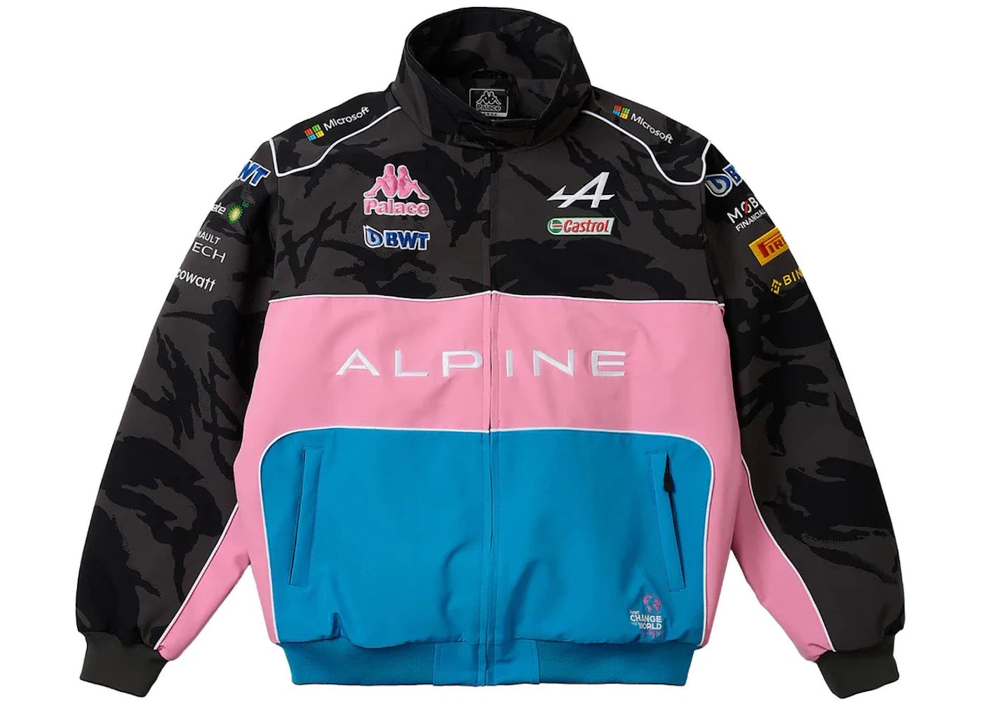 Palace x Kappa For Alpine Pit Jacket Night Desert Camo