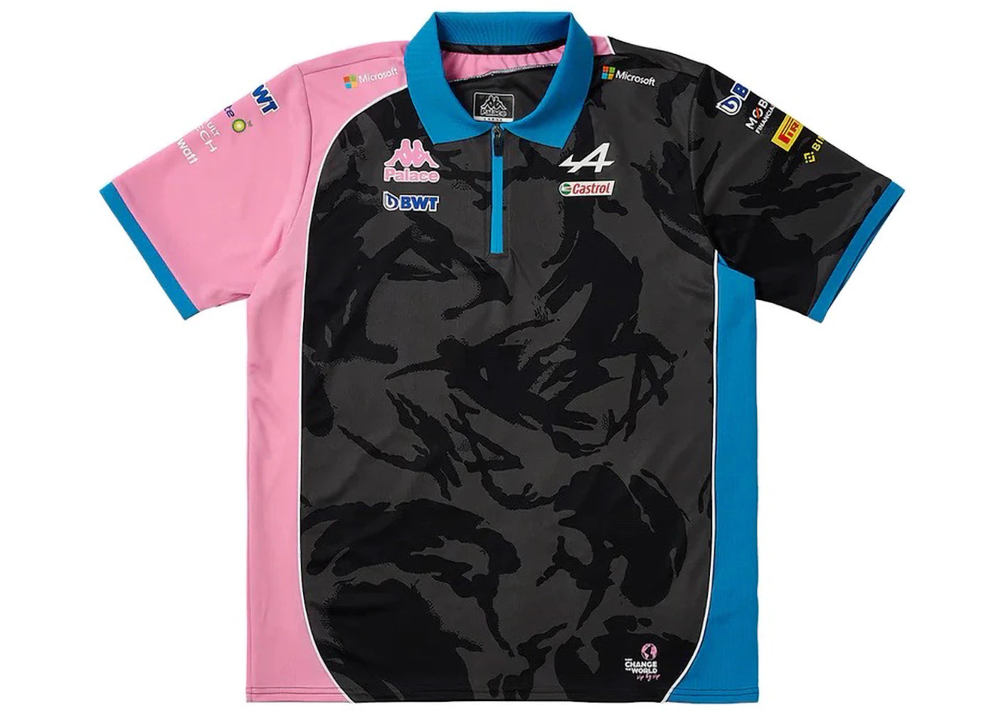 Palace x Kappa For Alpine Tech Polo Night Desert Camo