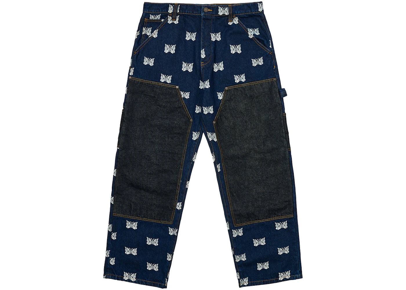 Palace x Needles Double Knee Pant Indigo