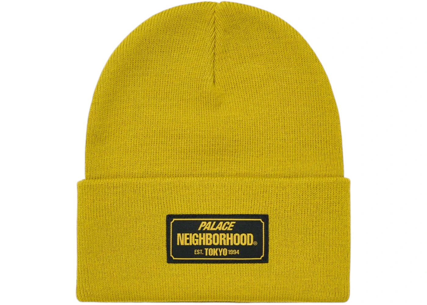 Palace x Neighborhood Beanie Yellow