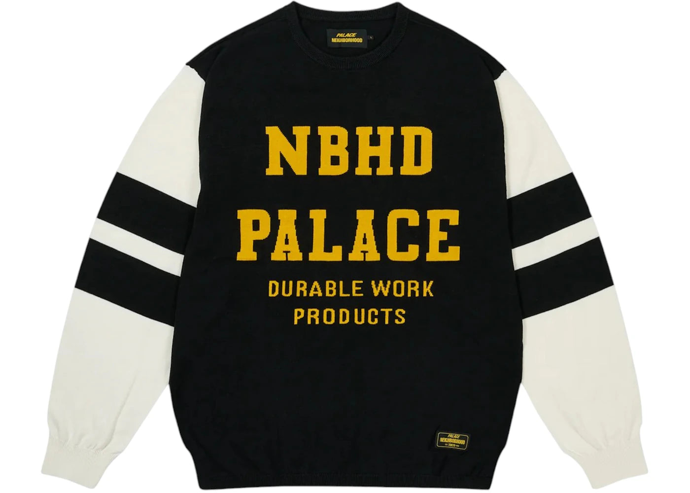 Palace x Neighborhood Knitted Moto Top Black