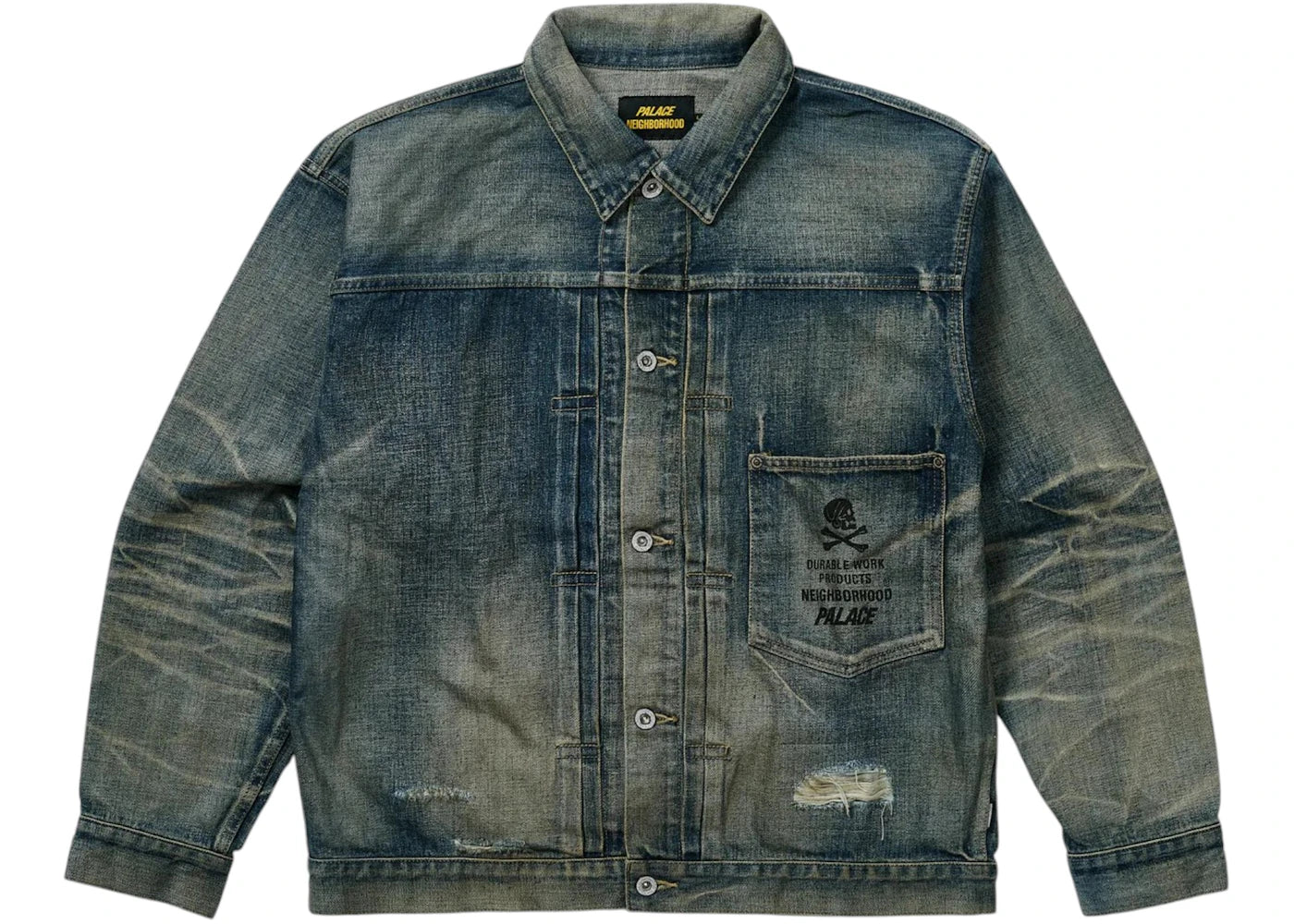 Palace x Neighborhood Savage Denim Jacket Indigo