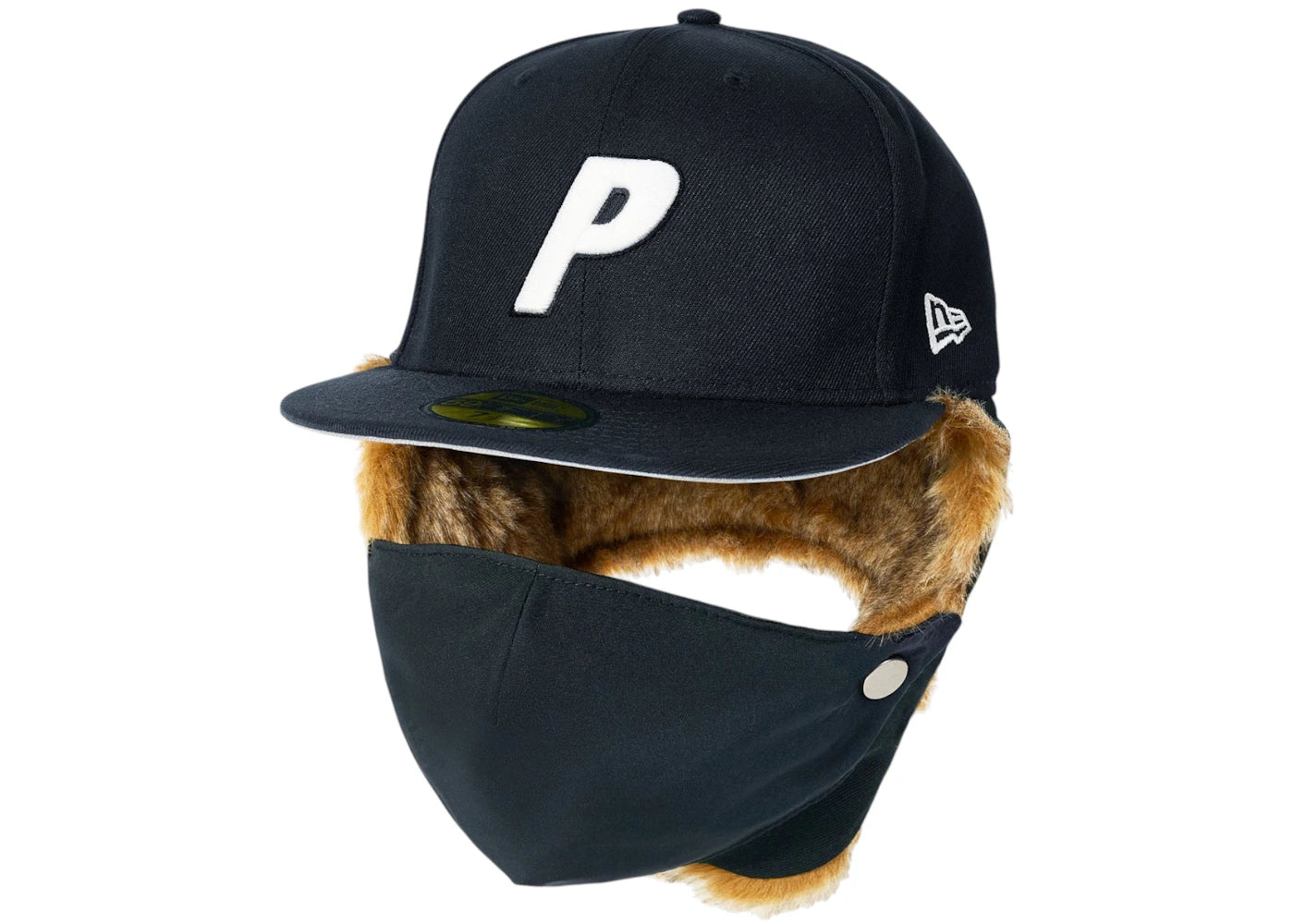 Palace x New Era Mask Dogear 59Fifty Fitted Cap Navy