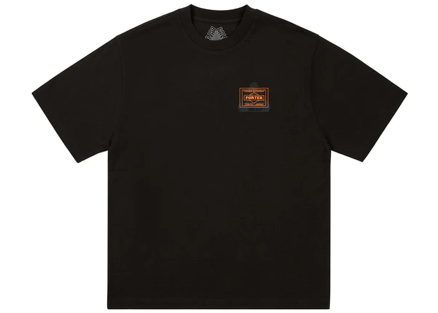 Palace x Porter Logo T-Shirt Black