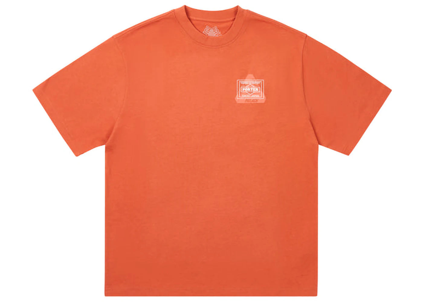 Palace x Porter Logo T-Shirt Orange