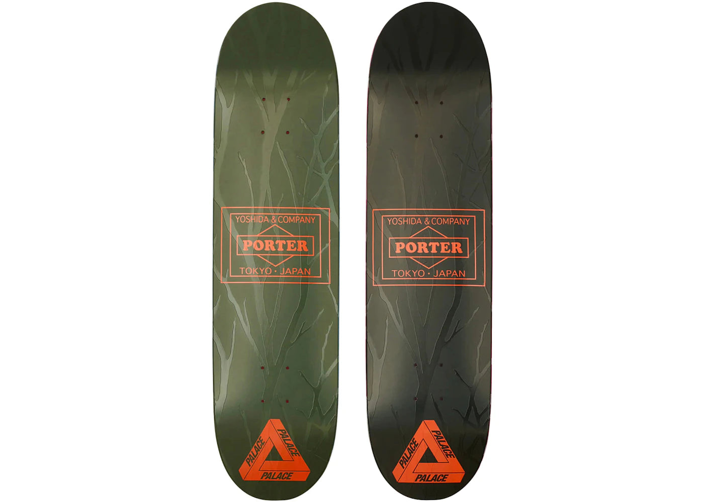 Palace x Porter Skateboard Deck Set Multicolor