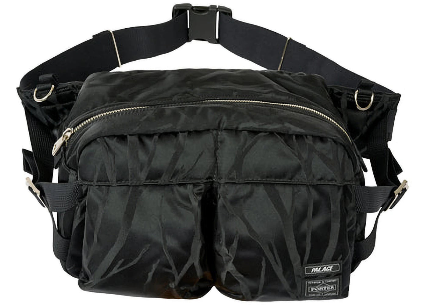 Palace x Porter Waist Bag Black/Jacquard