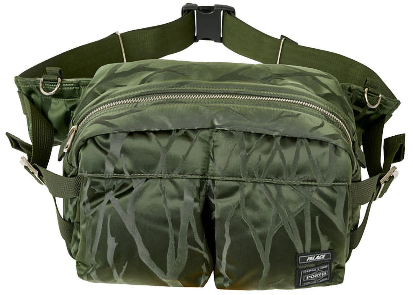 Palace x Porter Waist Bag Olive/Jacquard