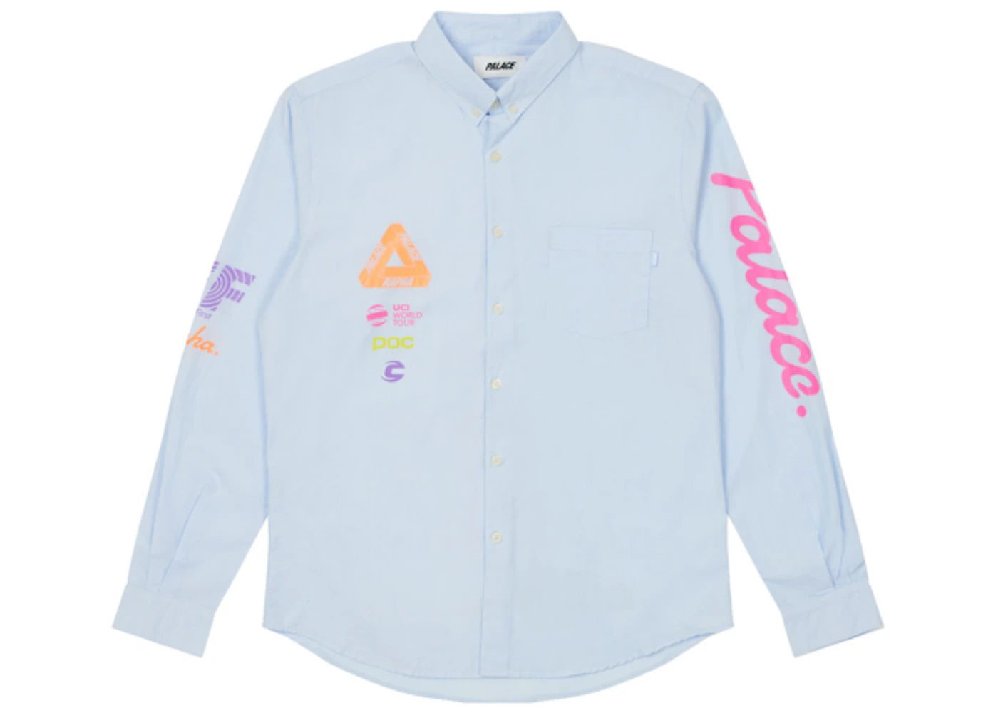 Palace x Rapha Off Bike Boojie Shirt Light Blue