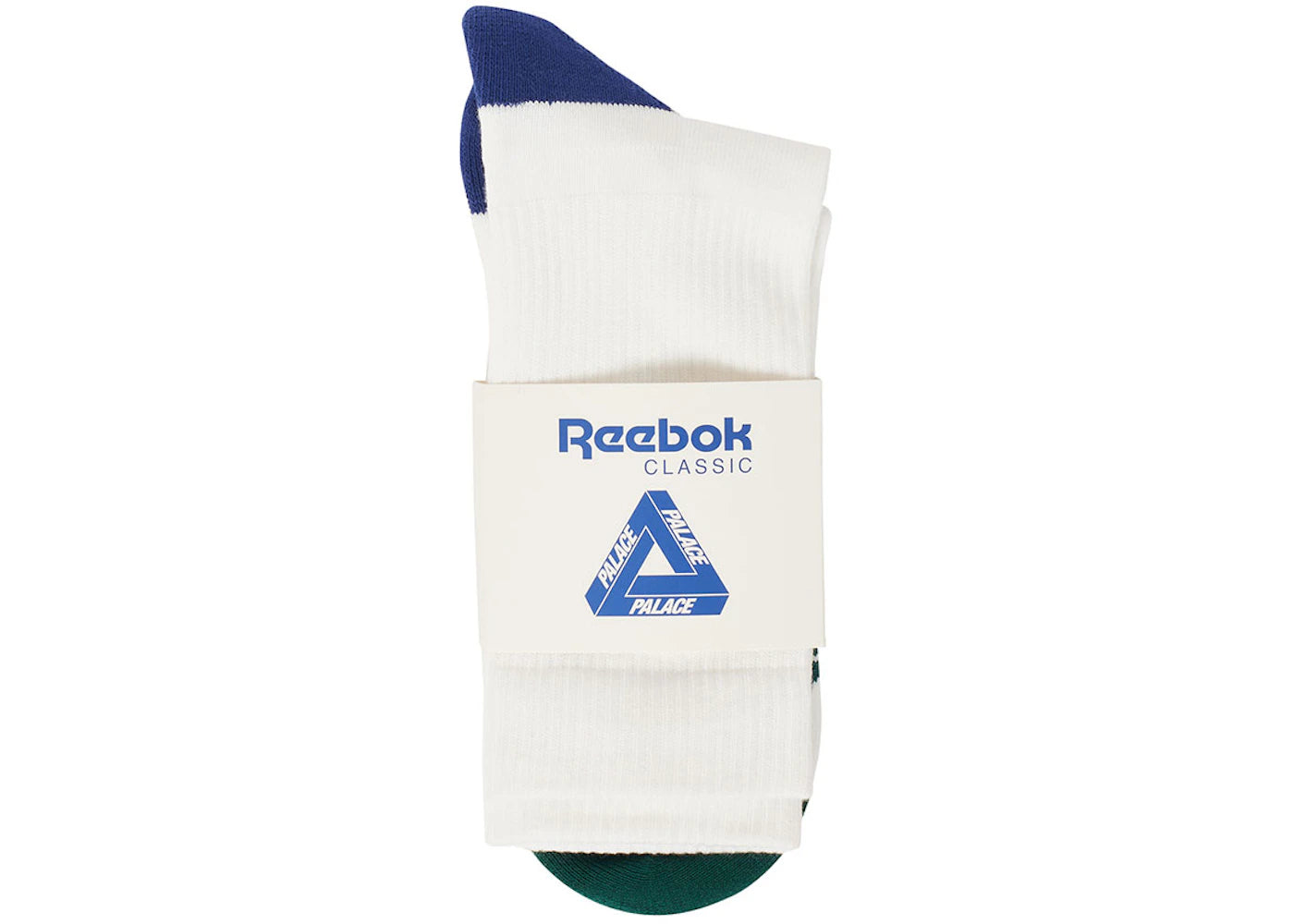 Palace x Reebok NPC Socks White