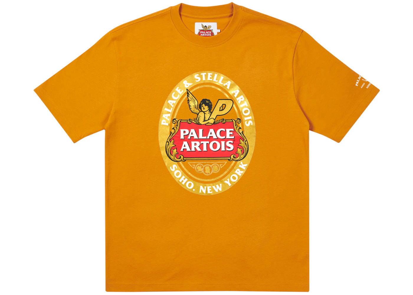 Palace x Stella Artois Coaster T-shirt Gold