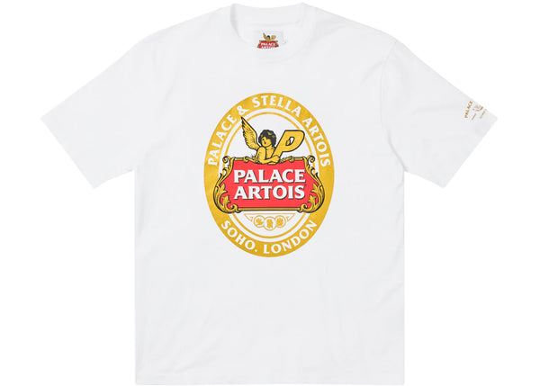 PALACE × ARTOIS コラボ ホワイト サッカーシャツ Lサイズ Palace-x-Stella-Artois-Coaster