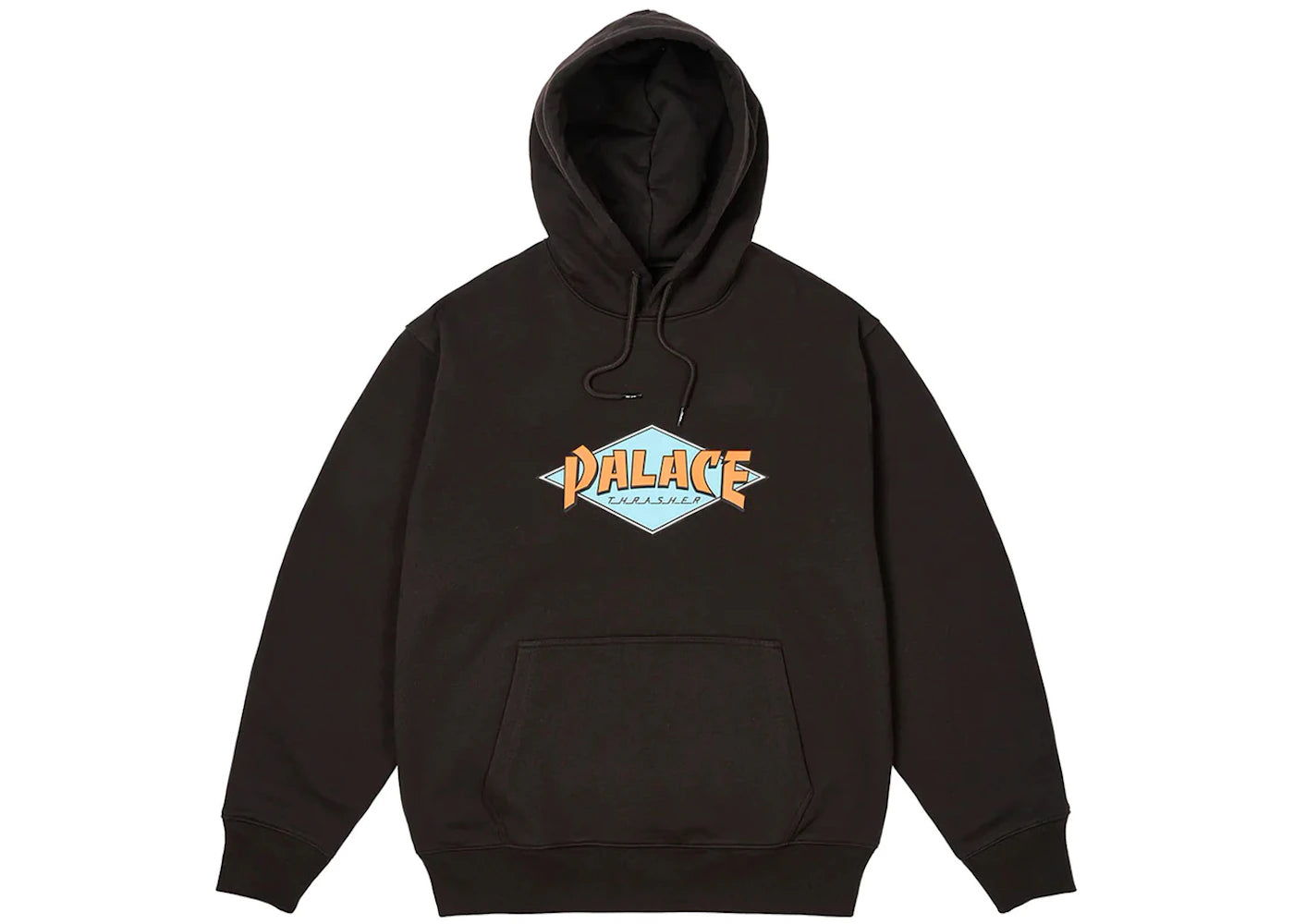 Palace x Thrasher Hood Black