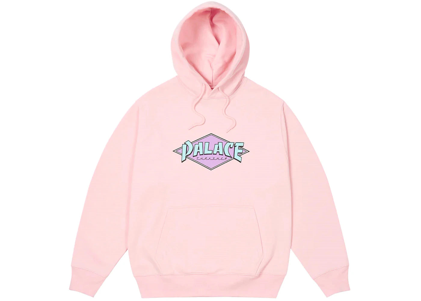 Palace x Thrasher Hood Pink