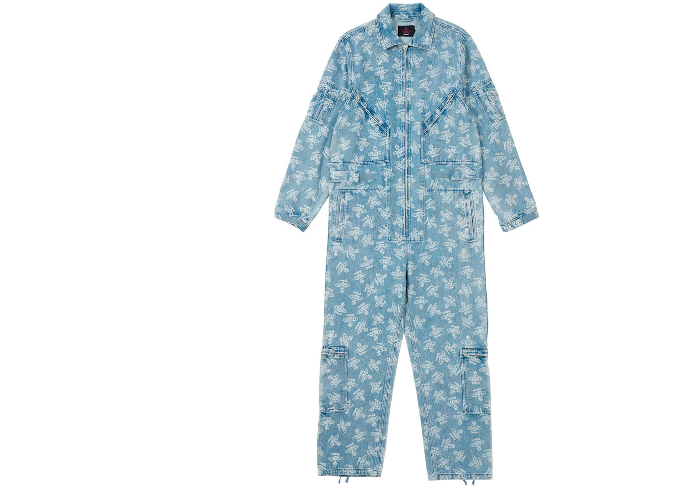 Palace x Vivienne Westwood Denim Flight Suit Orb Stone Wash