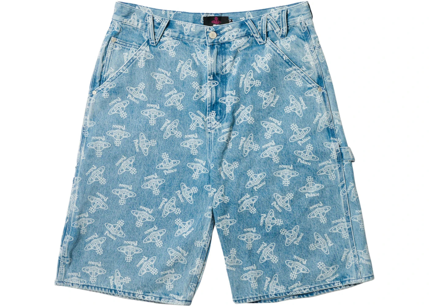 Palace x Vivienne Westwood Denim Short Orb Stone Wash