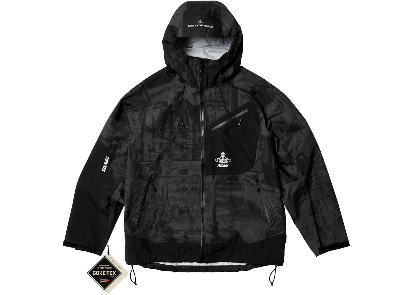 Palace x Vivienne Westwood GORE-TEX Jacket Mono Print