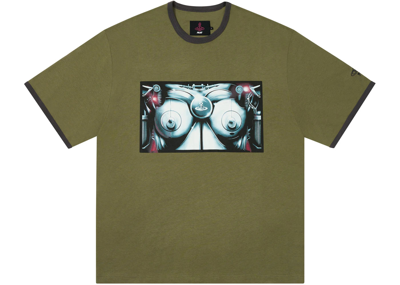 Palace x Vivienne Westwood Ringer T-Shirt Olive