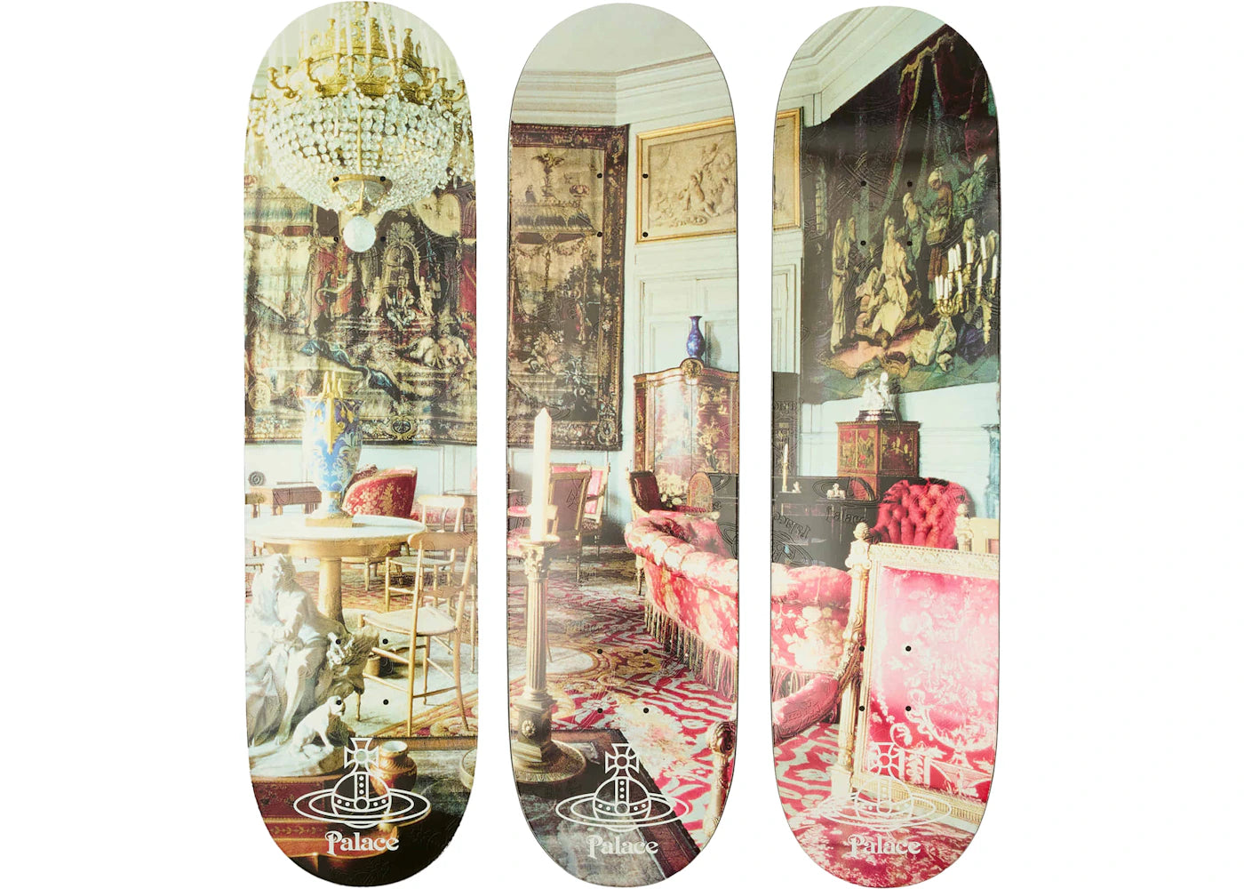 Palace x Vivienne Westwood Skateboard Deck Set Multicolor