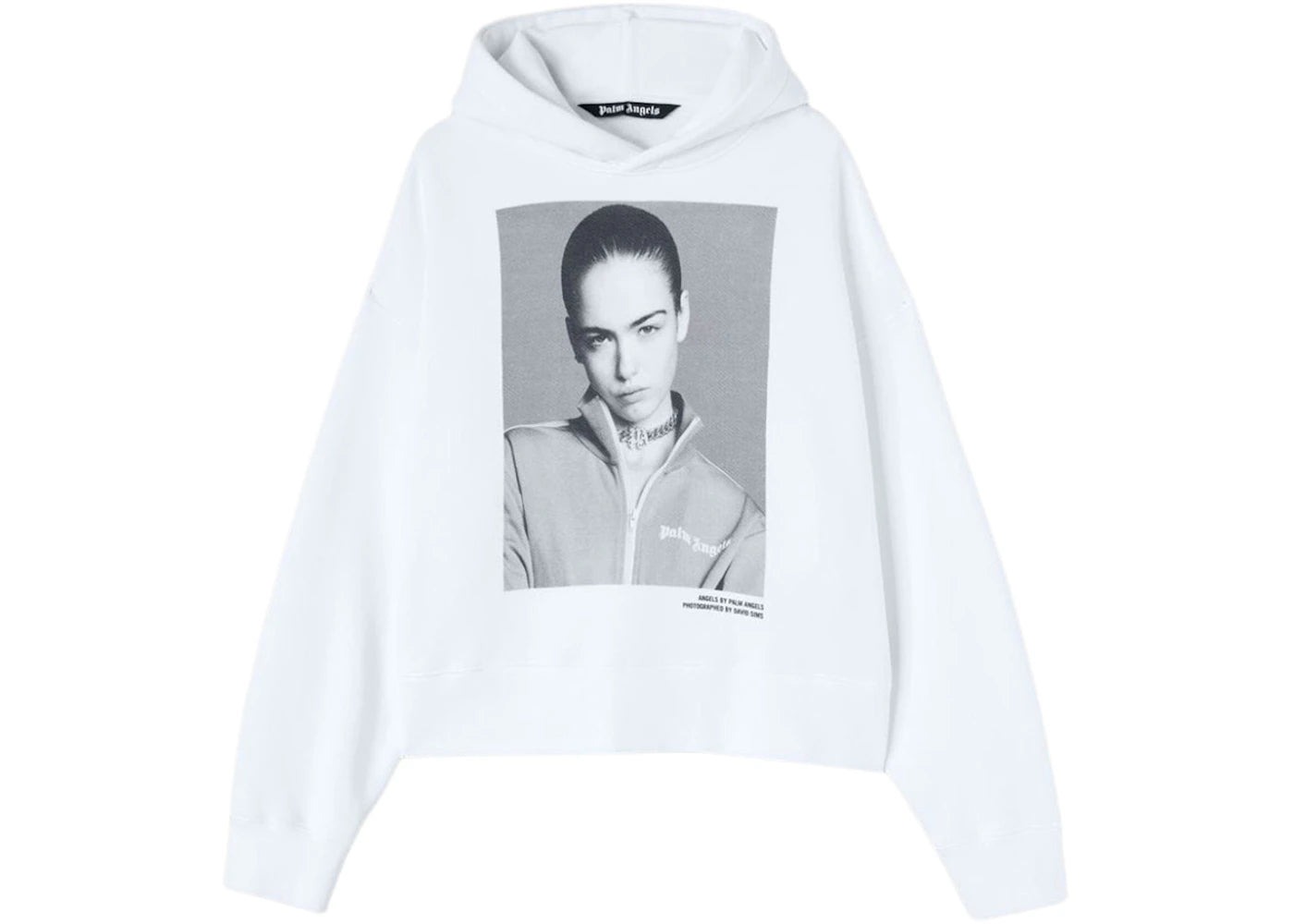 Palm Angels Angels By Palm Angels Hoodie White/Black