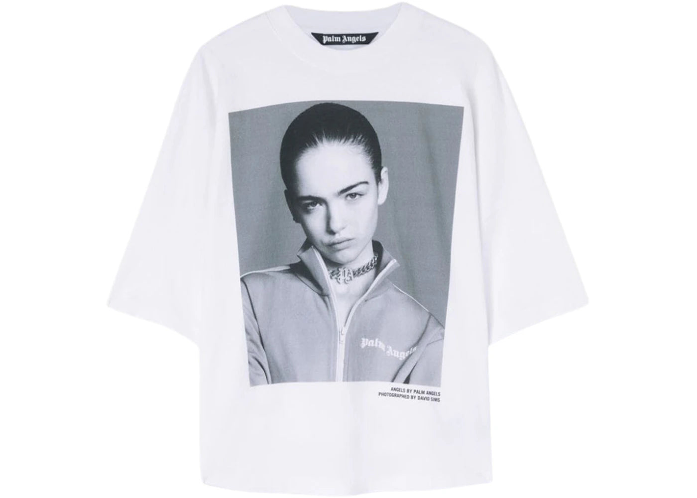 Palm Angels Angels By Palm Angels Loose T-Shirt White/Black