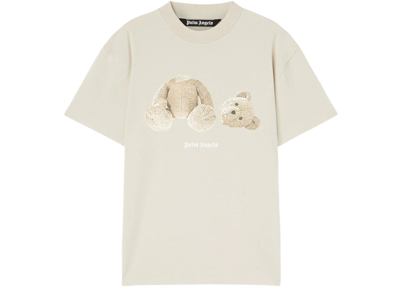 Palm Angels Bear Classic T-shirt Beige/Brown