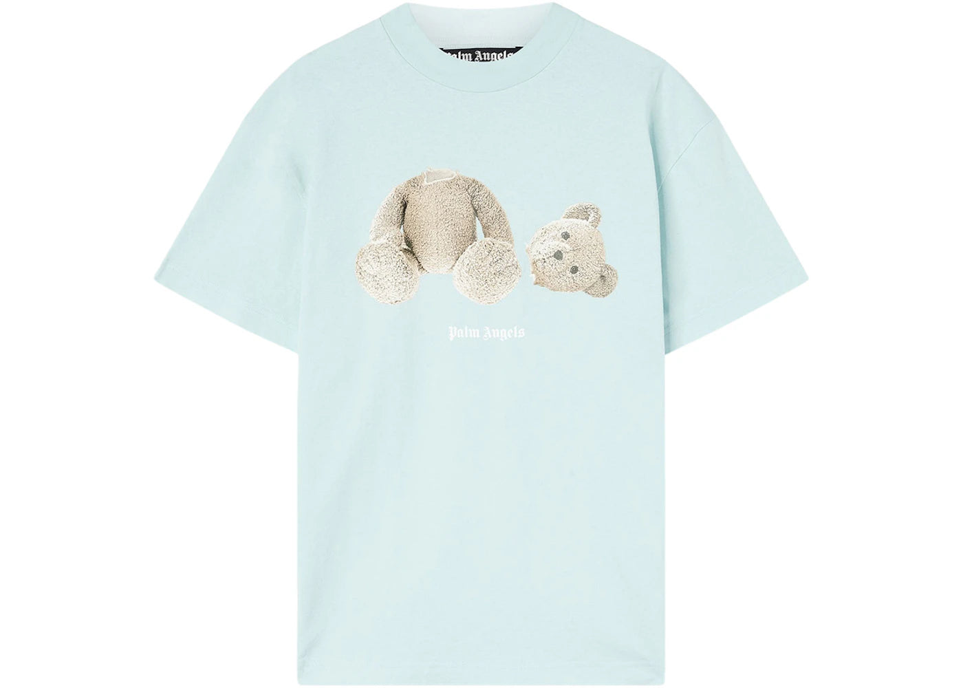 Palm Angels Bear Classic T-shirt Light Blue/Brown