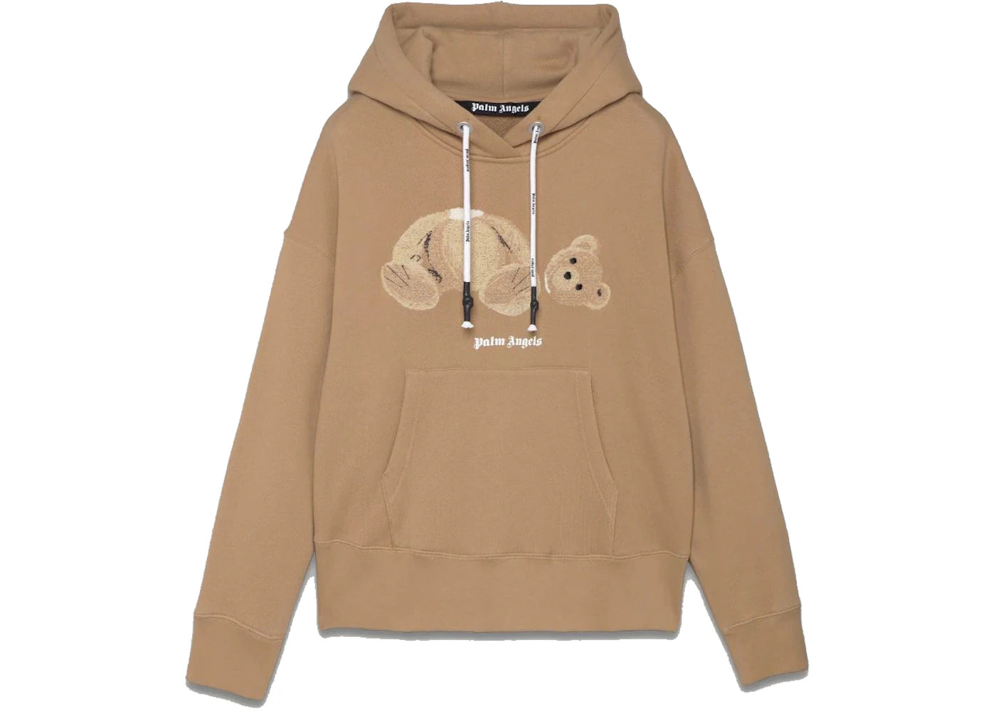 Palm Angels Bear Hoodie Beige