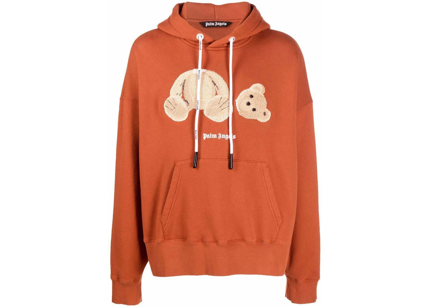 Palm Angels Bear Hoodie Brick Red