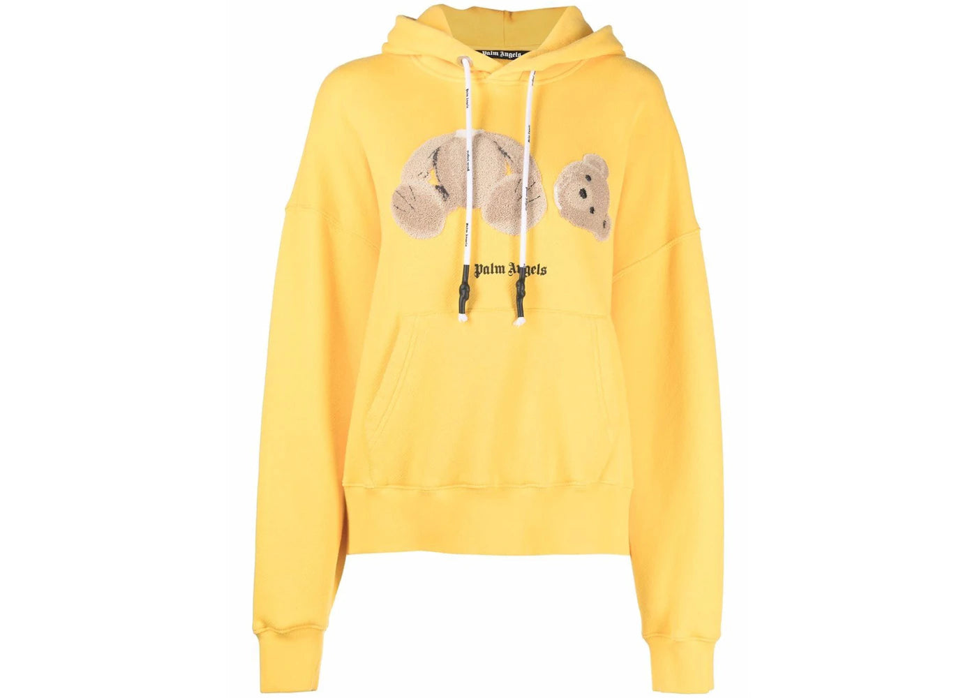 Palm Angels Bear Hoodie Yellow